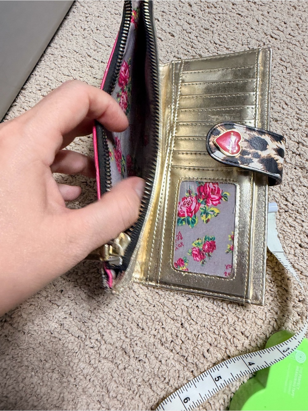 Betsey Johnson Leopard Print Wallet Clutch - Picture 6 of 10